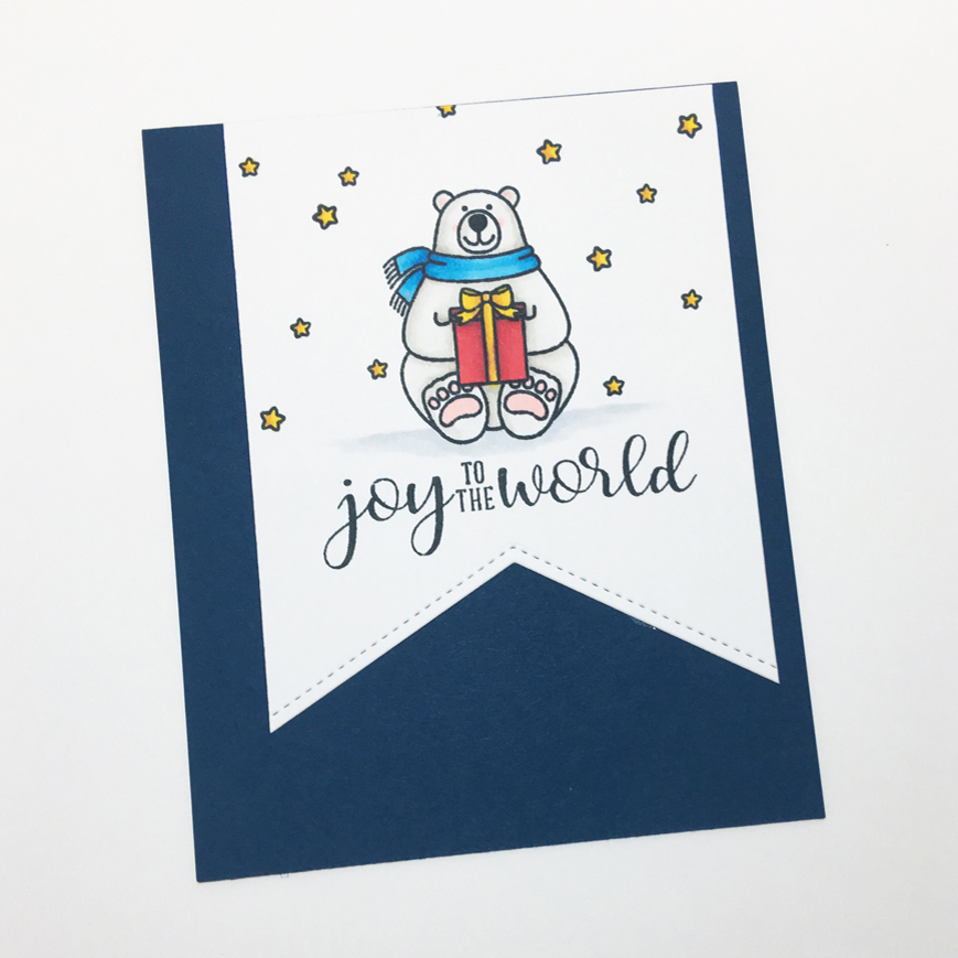 Sunny Studio Guest Designer Spotlight Winter Themed Card with Melissa