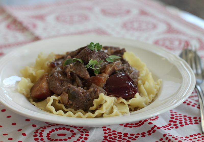 Food Lust People Love Braised Venison with Plums