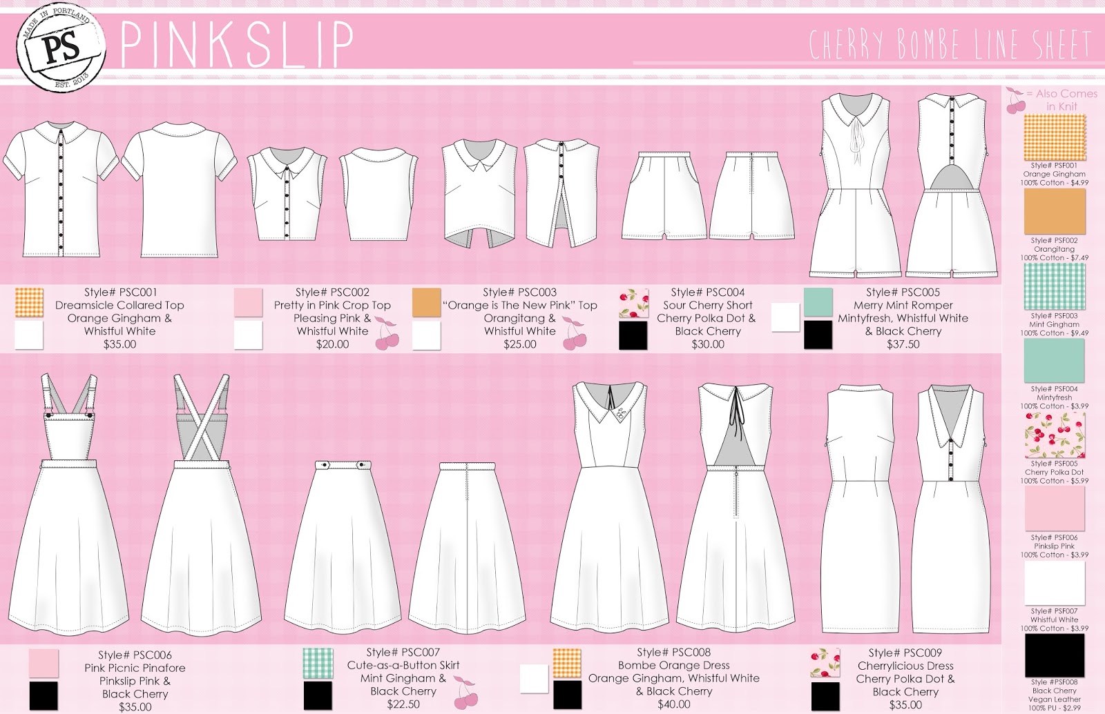 Miss Fashion Inventor Final Pinkslip Dress Linesheet miss-fashion-inventor-final-pinkslip-dress-linesheet