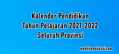 Kalender pendidikan tahun 2021 dan 2022 jawa timur