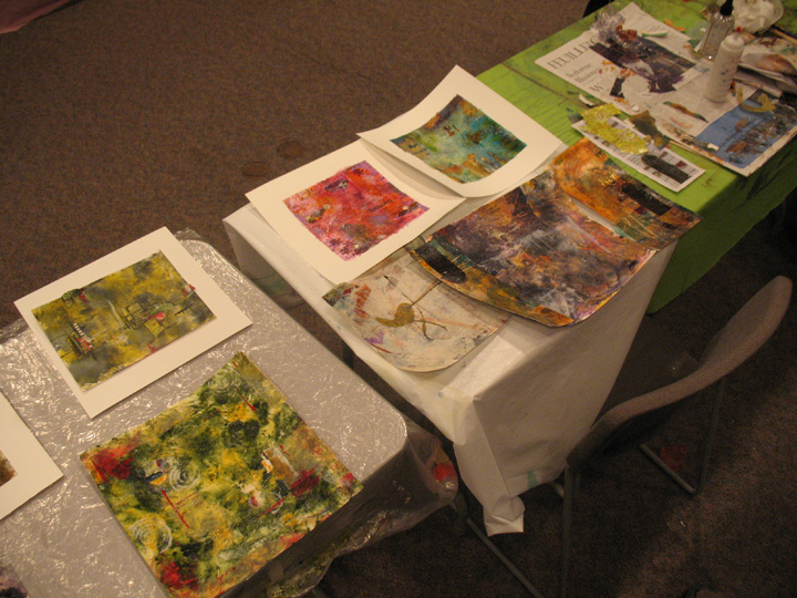 Midwest Collage Society Free Flow Mixed Media Collage