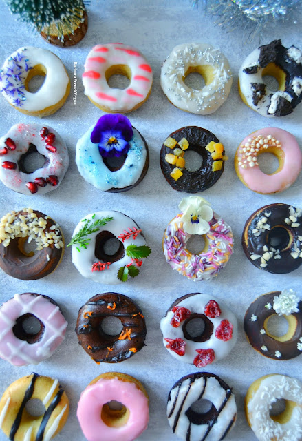 Mini donuts végans / Mini vegans donuts