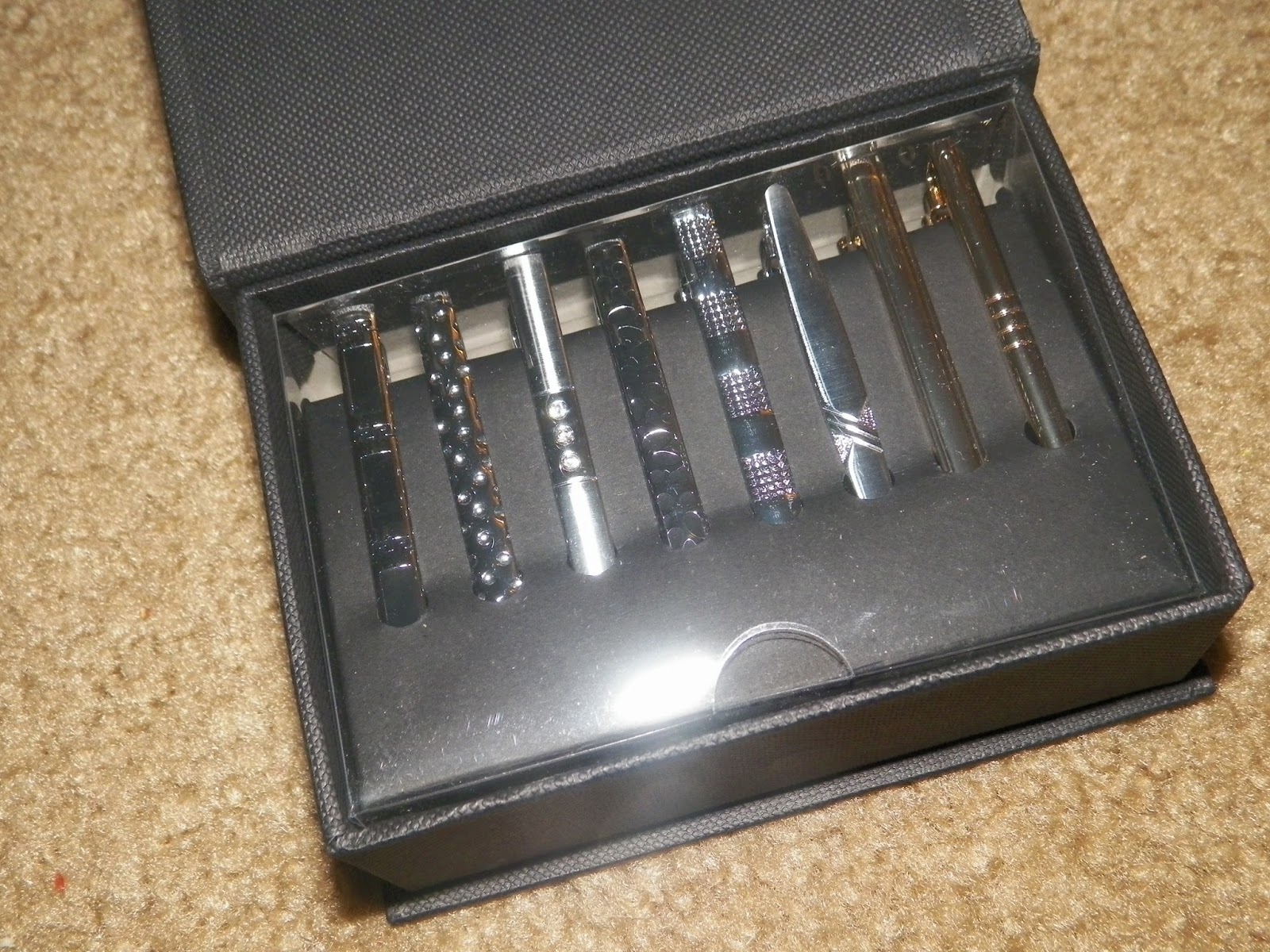 mygreatfinds Men's Bodega 8 Pc. Men's Tie Bar Tie Clip Set Review
