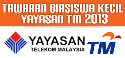 Logo Biasiswa Kecil Yayasan Telekom Malaysia 2013