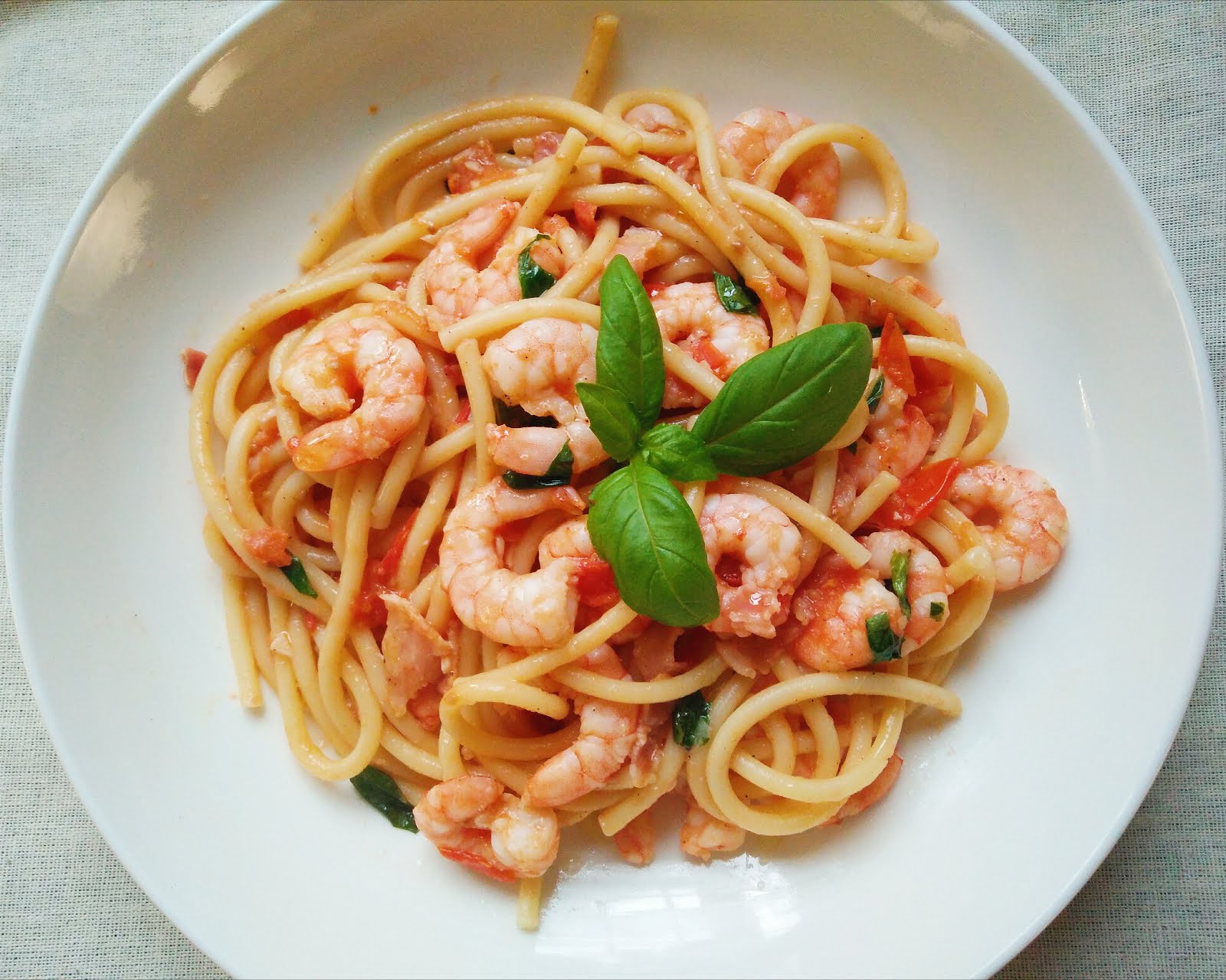 King Prawn Linguine | Sewing and other stories