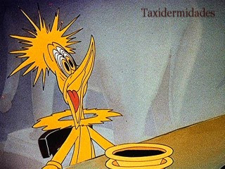 El Pájaro Loco en "Woody Dines Out". | Taxidermidades