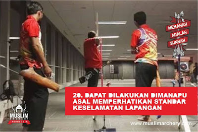 memanah dapat dilakukan di manapun selama memperhatikan keselamatan lapangan memanah dapat dilakukan di manapun selama memperhatikan keselamatan lapangan
