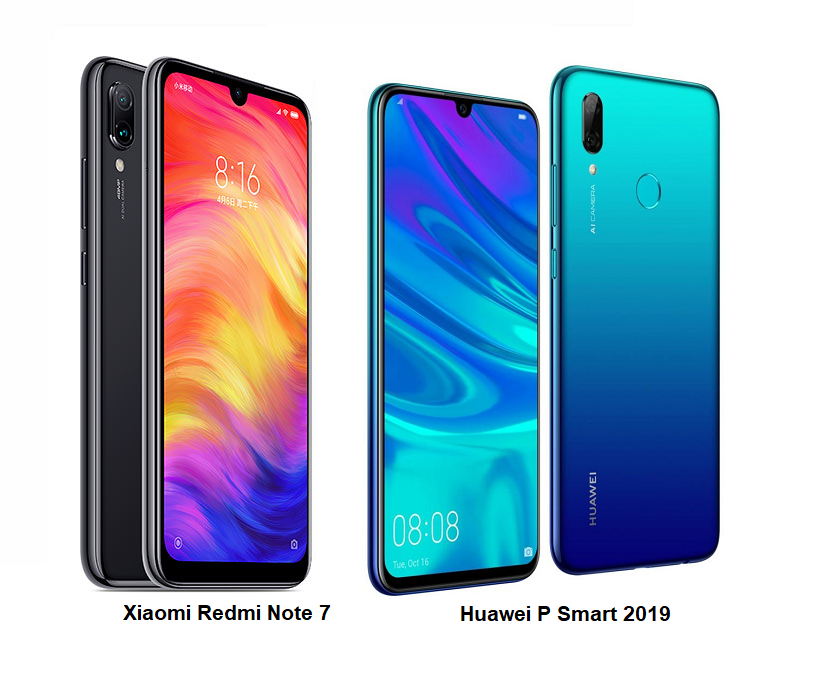 xiaomi redmi note 7 vs huawei p smart