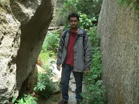 The five riders after splitting up, heading home