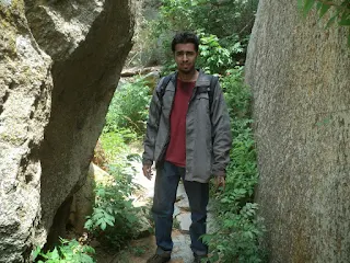 The five riders after splitting up, heading home