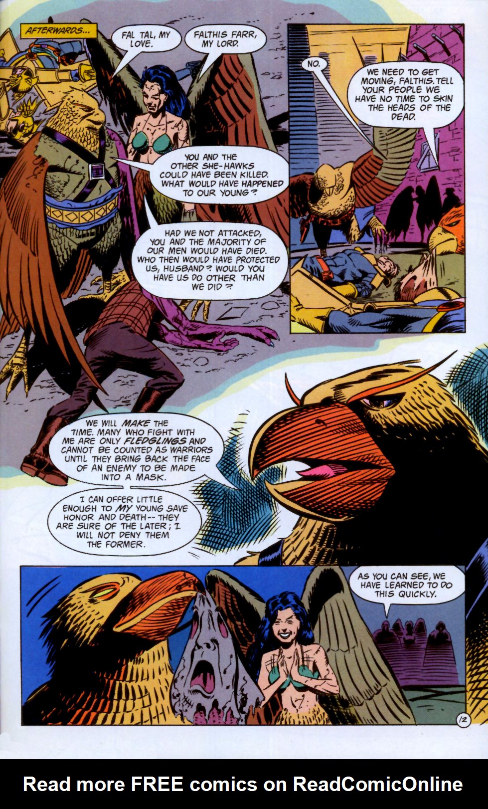 Read online Hawkworld (1990) comic -  Issue #21 - 12