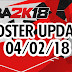 Official Roster Update 4/2/18 [FOR 2K18]