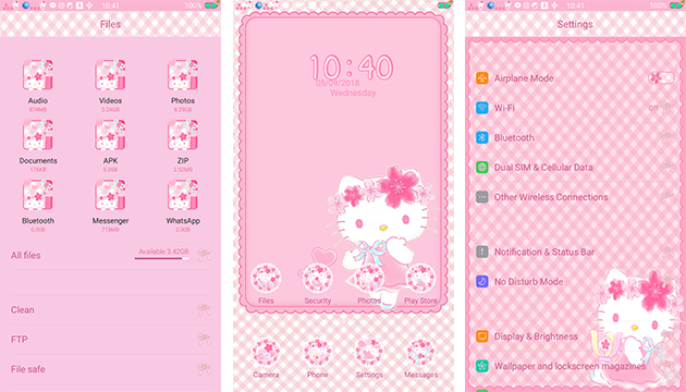Oppo Theme: Hello Kitty Sakura Theme