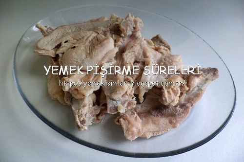 düdüklüde hindi pirzola haşlama süresi YEMEK PİŞİRME SÜRELERİ