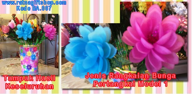bunga akrilik pertangkai model 1 berbagai warna bunga akrilik pertangkai model 1 berbagai warna