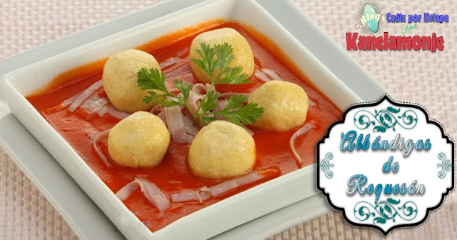 Albóndigas de Requesón con Tomate y Jamón