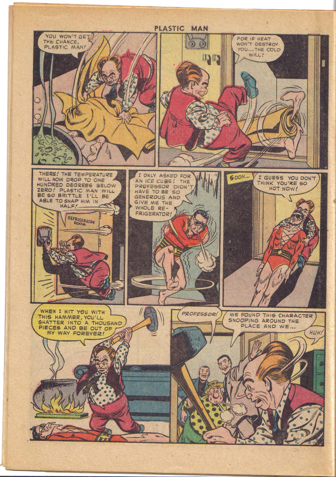 Read online Plastic Man (1943) comic -  Issue #33 - 10