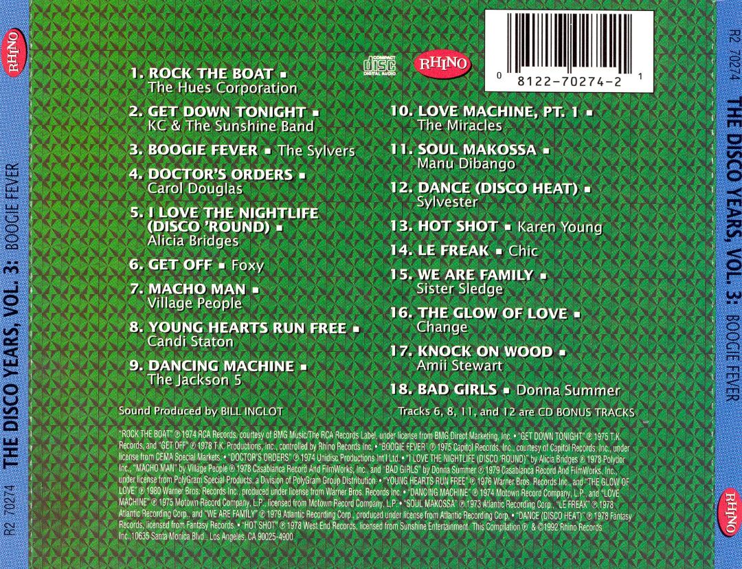 The Disco Years Vol. 3 (Boogie Fever) O Som Dos Prado's