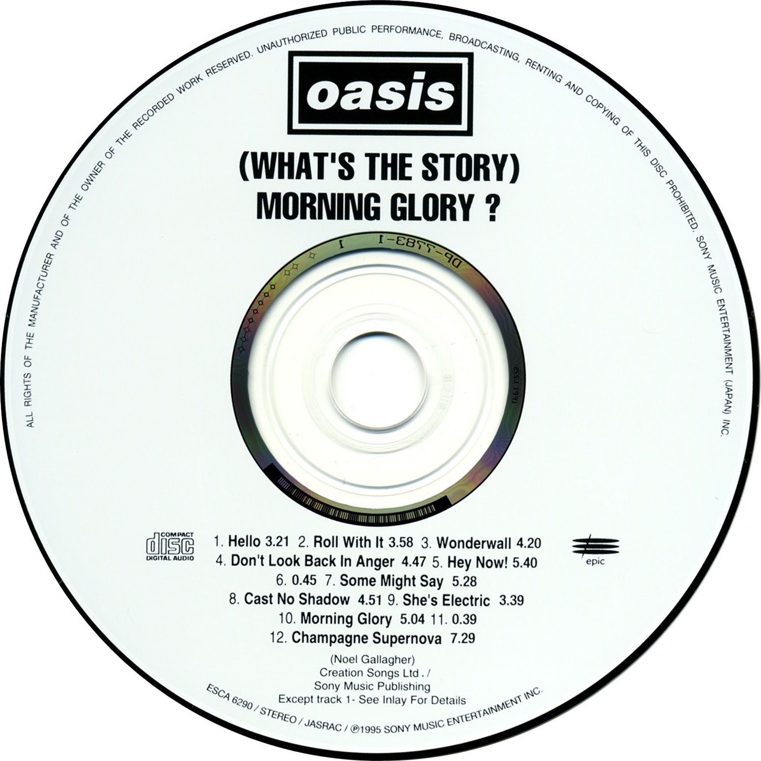 1995 (What's The Story) Morning Glory - Oasis - Rockronología