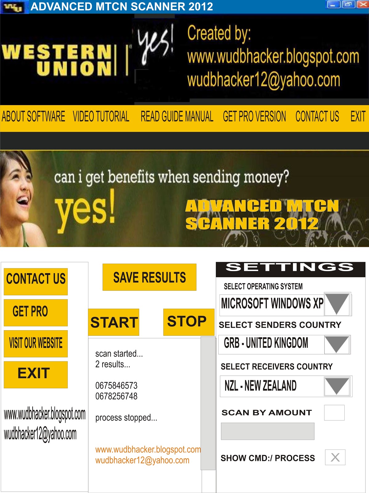 how to generate fake mtcn numbers for western union