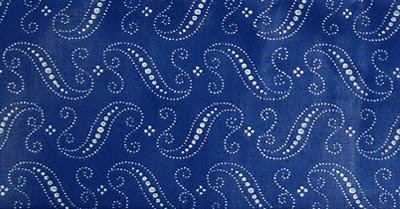 Kekfesto (blue dyed) fabric, Hungariant batik