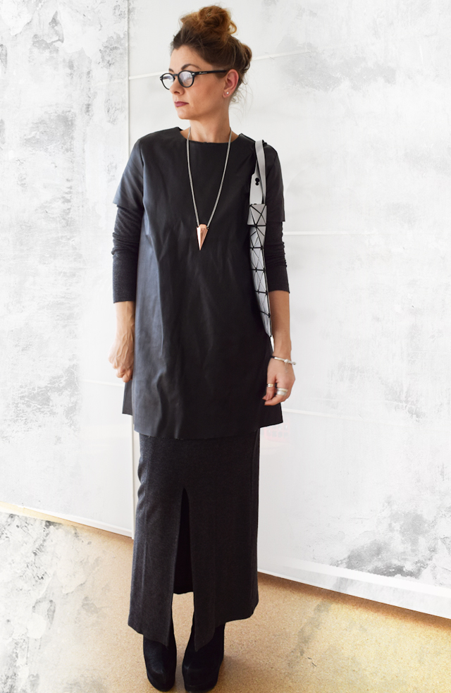 Lagenlook aus zwei Kleidern