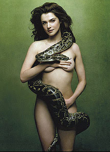 actríz rachel weistz fotografiada por james white