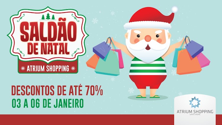 Atrium Shopping promove Saldão de Natal