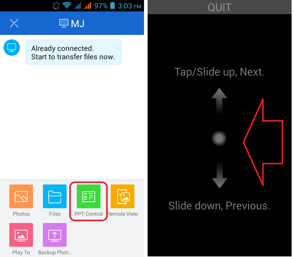 Learn New Things How to Control PowerPoint from Android Phone to PC