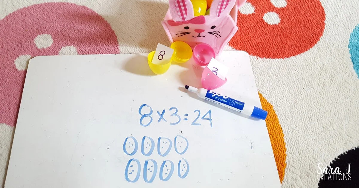 Easter egg math makes a great math center at any age from preschool through upper elementary school.  So many skills to practice - number sense, addition, subtraction, multiplication, division, story problems and more!