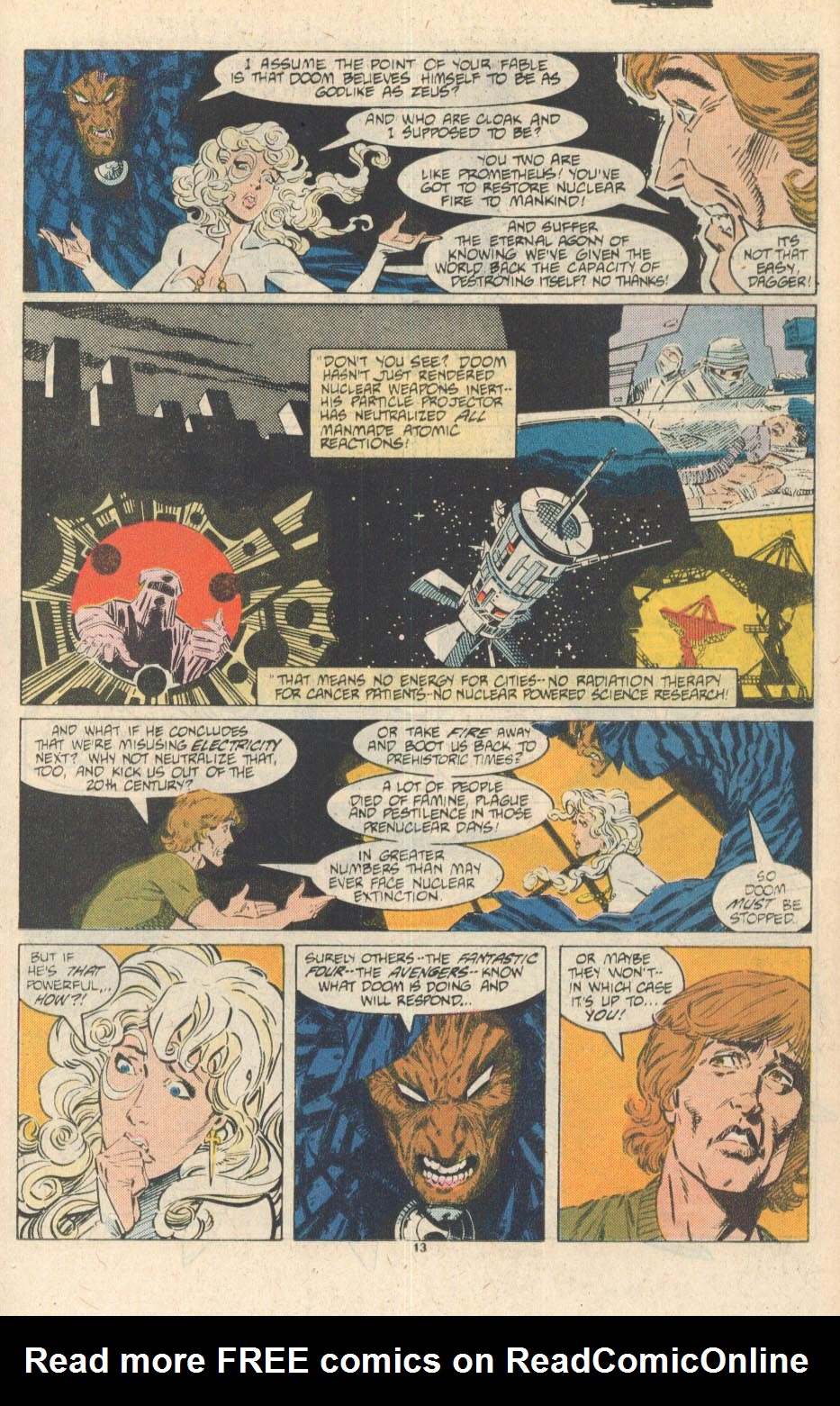 Read online Cloak and Dagger (1985) comic -  Issue #10 - 14