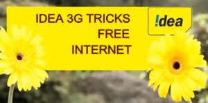 Idea 100 mb free internet tricks