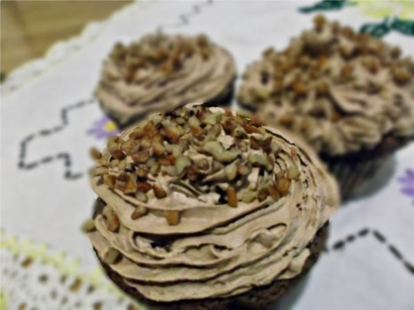 cupcakes de chocolate