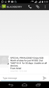 airtel 6gb for 1500 message