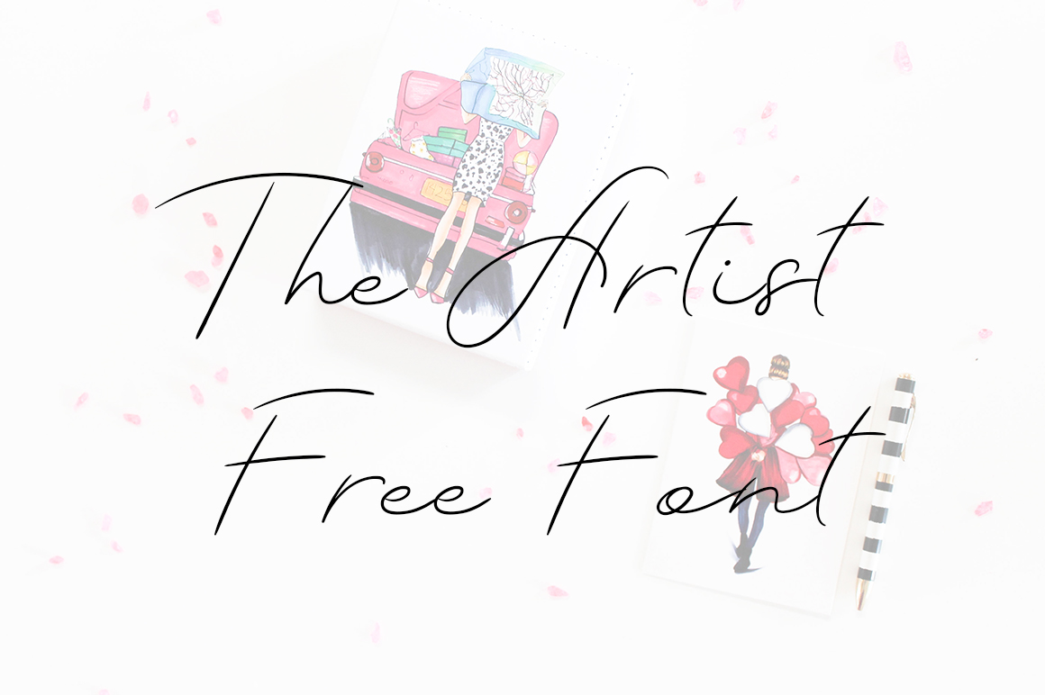 DLOLLEYS HELP TheArtist Script Free Font