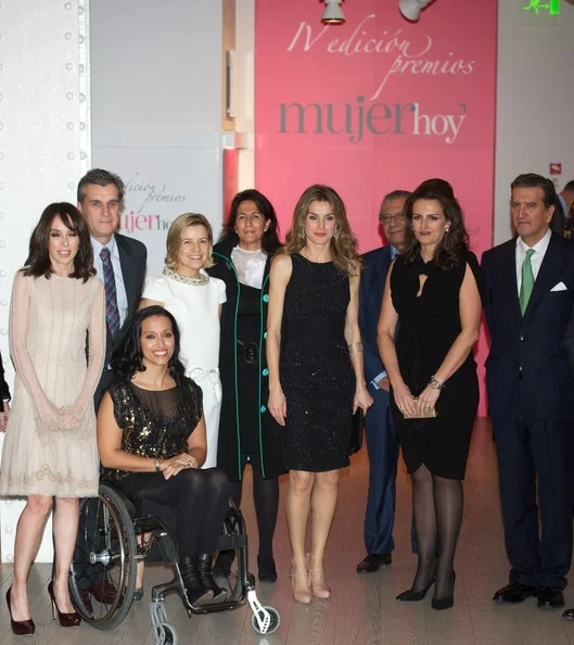 Crown Princess Letizia of Spain attended Mujer Hoy Magazine awards 2012 at ABC Museum in Madrid