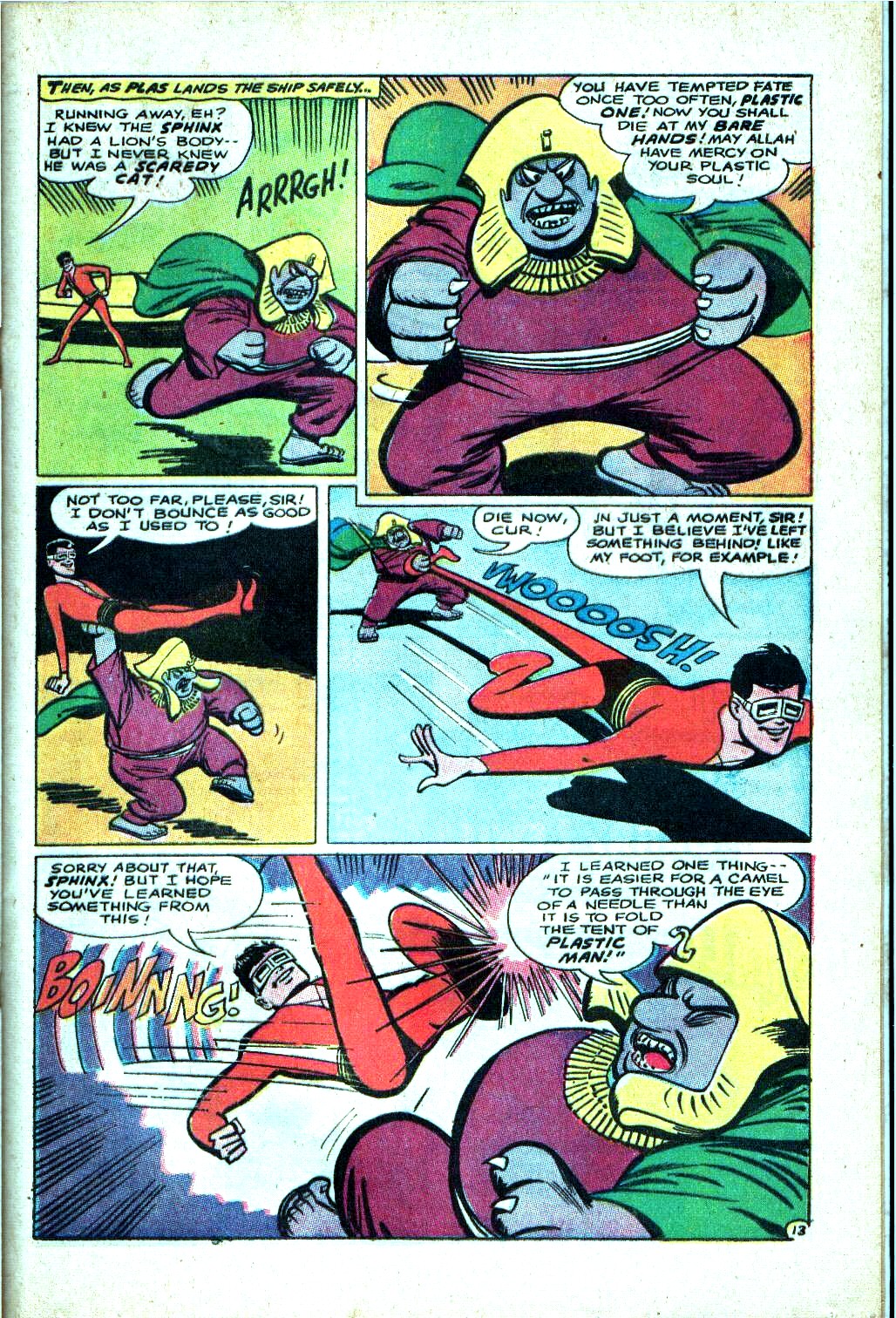 Read online Plastic Man (1966) comic -  Issue #6 - 21