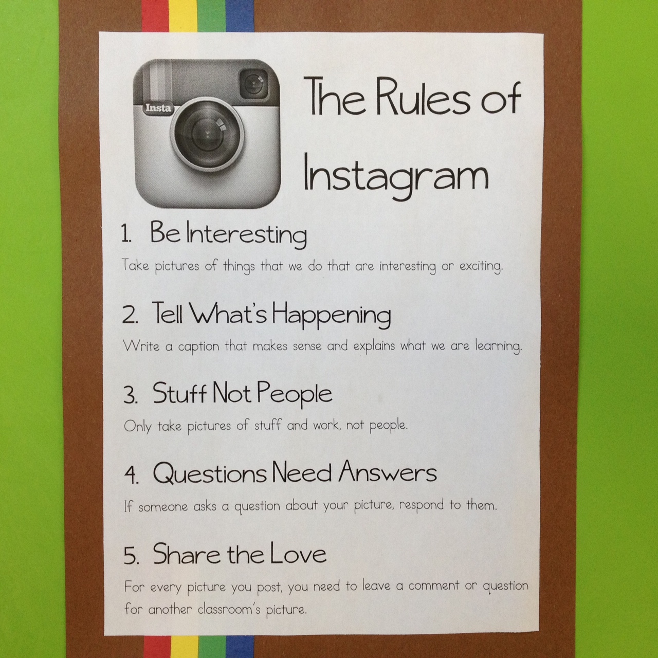 eduphotoaday Public vs. Private Instagram