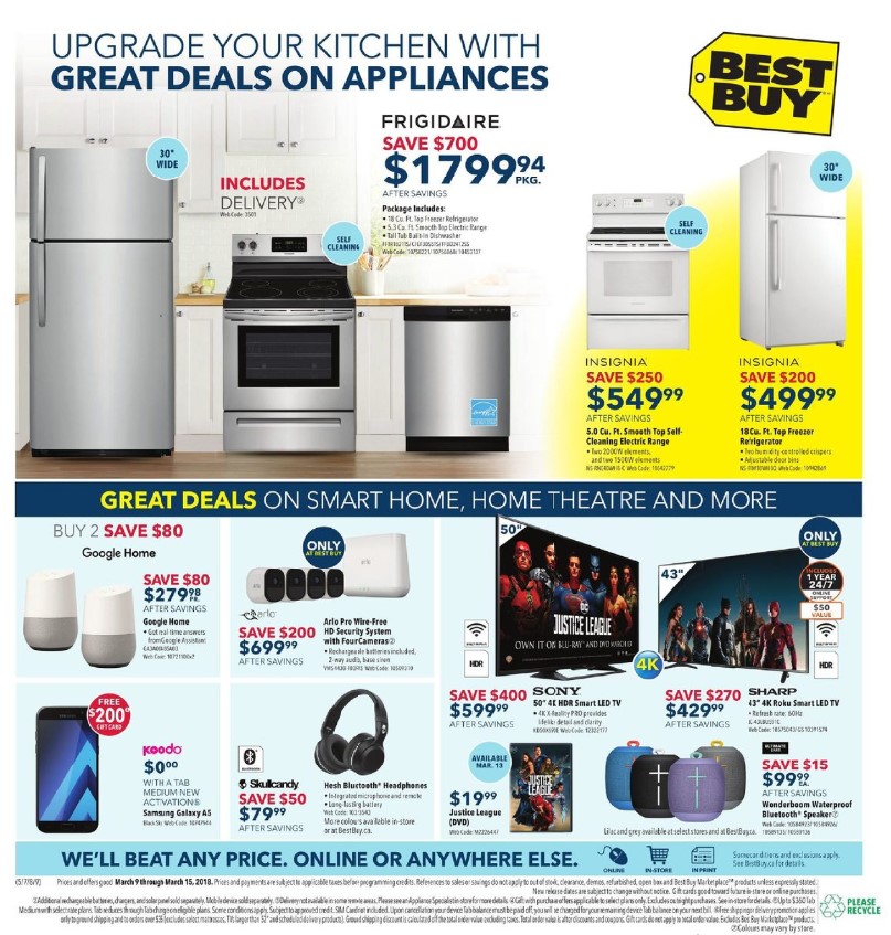 best buy weekly flyer march 9 15 2018 best buy weekly flyer