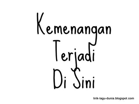 Lirik Lagu Kemenangan Terjadi Disini Rohani Lirik Lagu Dunia