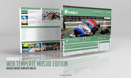 Download Gratis Template Web Masjid