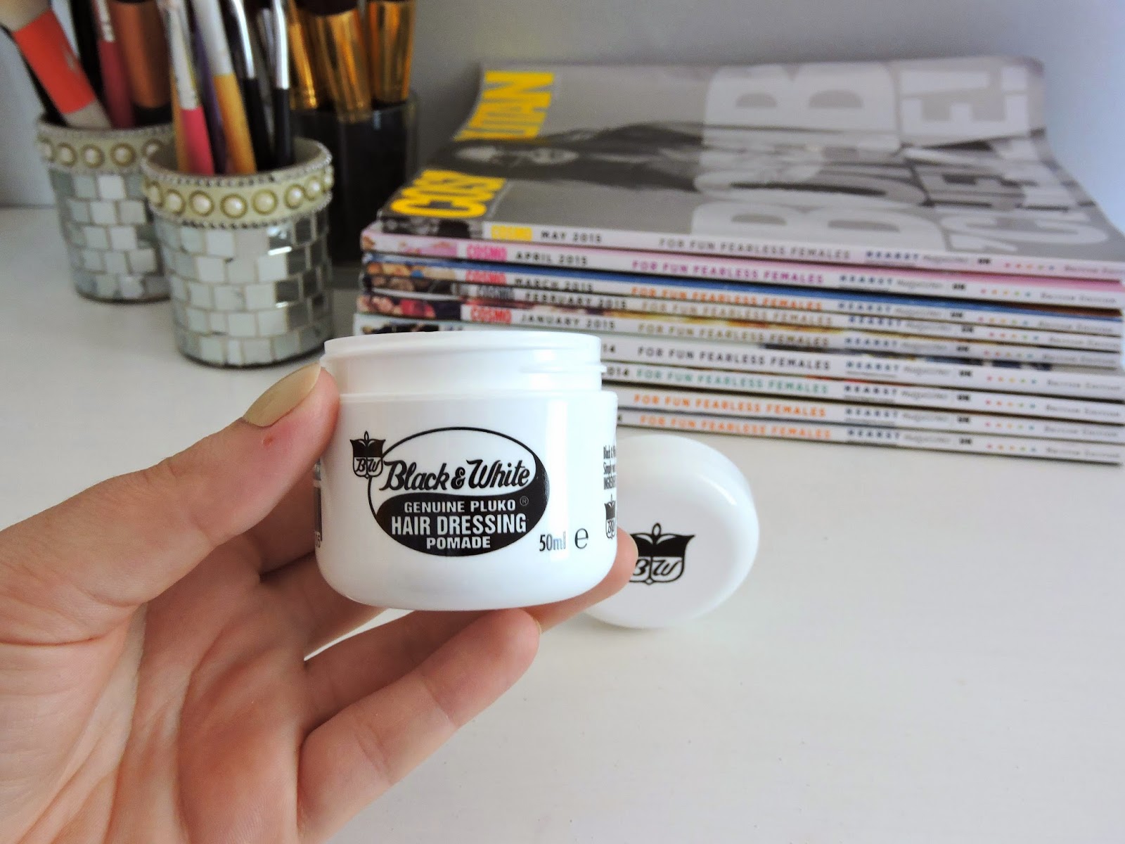 Black & White Hair Dressing Pomade* O is for Ottilie