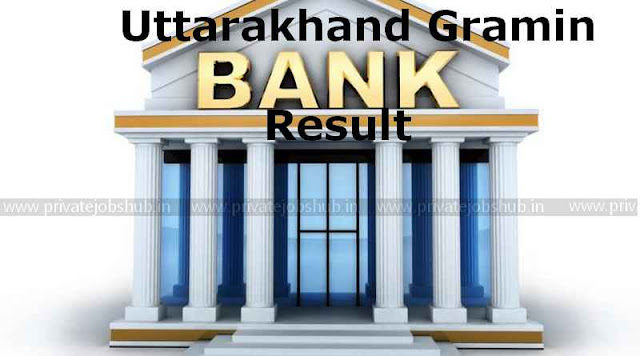Uttarakhand Gramin Bank Result Uttarakhand Gramin Bank Result