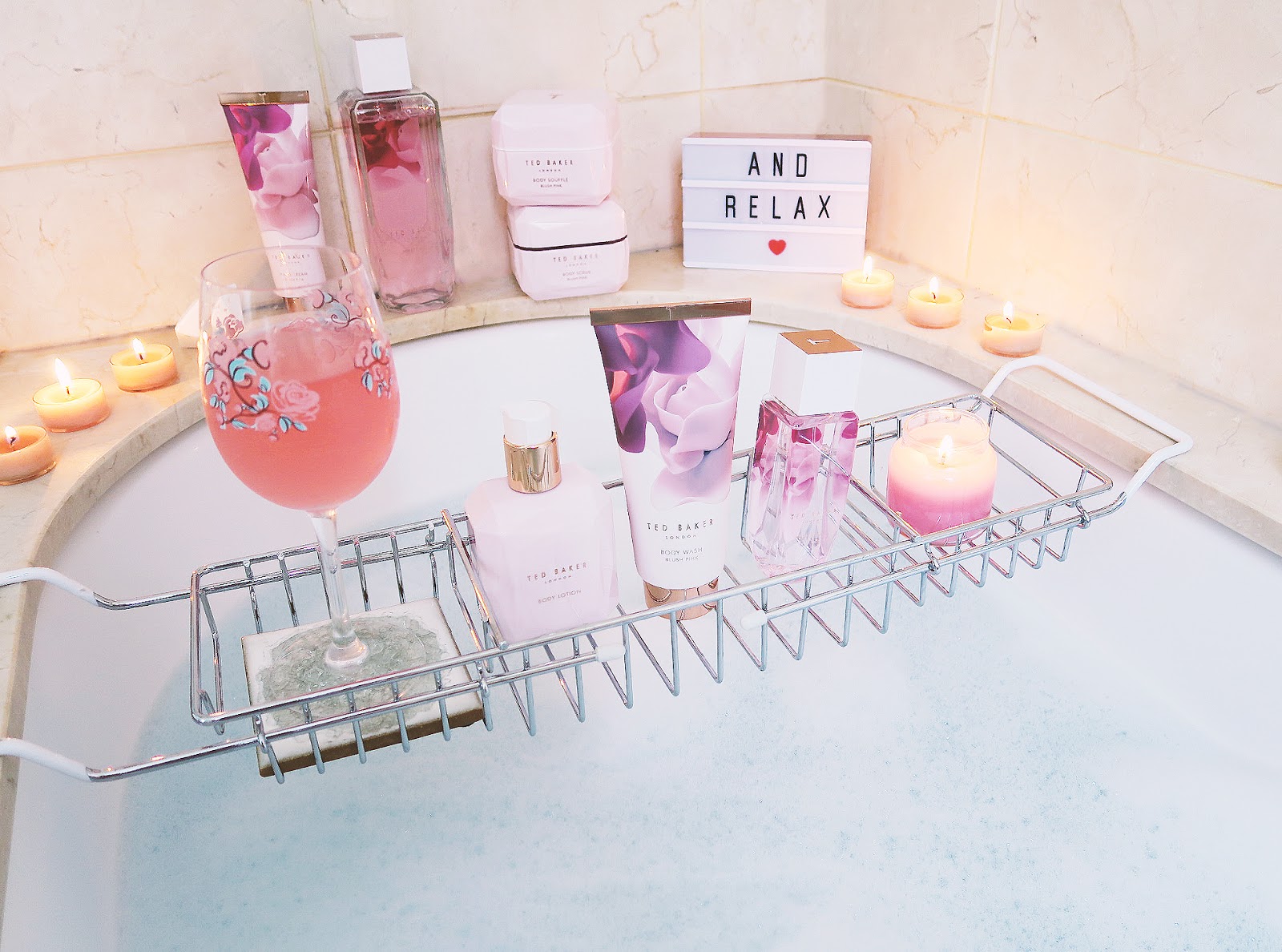 PAMPER AT HOME WITH TED BAKER'S BLUSH PINK COLLECTION