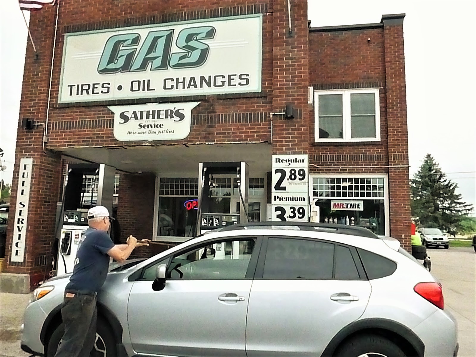Detritus of Empire Gas Station Time Warp in Orfordville
