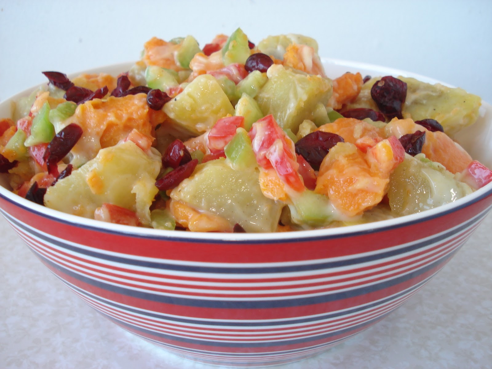 Budgie on a Balcony Festive Kumara Salad