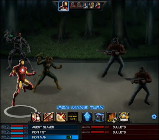 Marvel Avengers Alliance Combat Screen shot iron man 