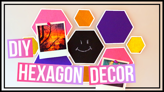 DIY Hexagon Decor Wall Organization & Wall Art