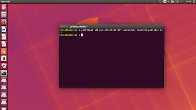 Cara Memindahkan Launcher Unity Kembali ke Kiri di Ubuntu