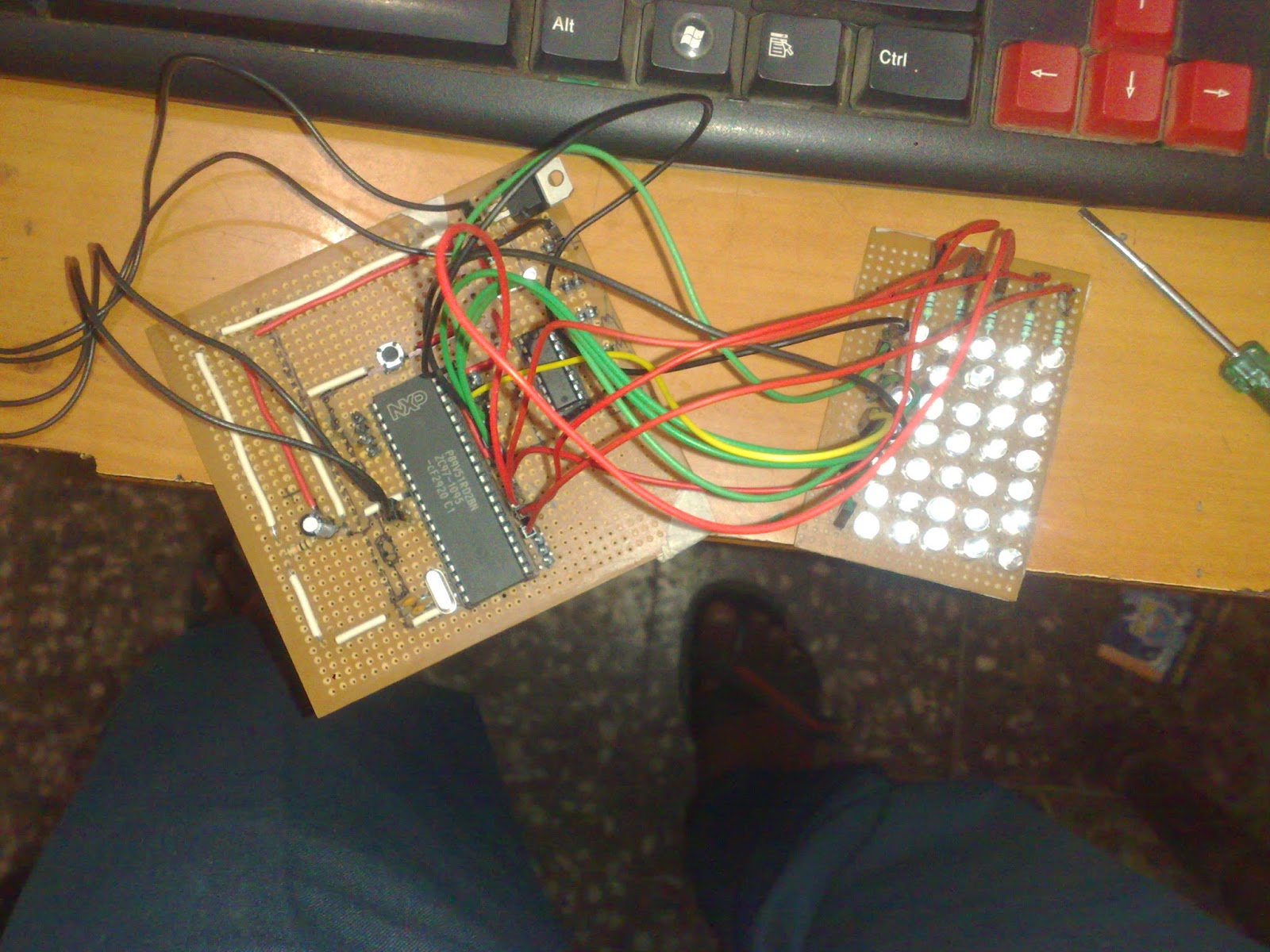 Vivek Gupta's Blog: Controlling 7x5 LED MATRIX DISPLAY Using MATLAB GUI